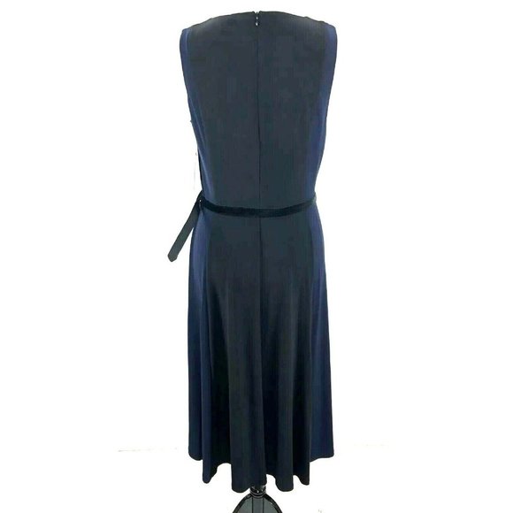 *New LAUREN Ralph Lauren Mid Weight Matte Jersey Murila Sleeveless Dress 10 $108 - Picture 6 of 10